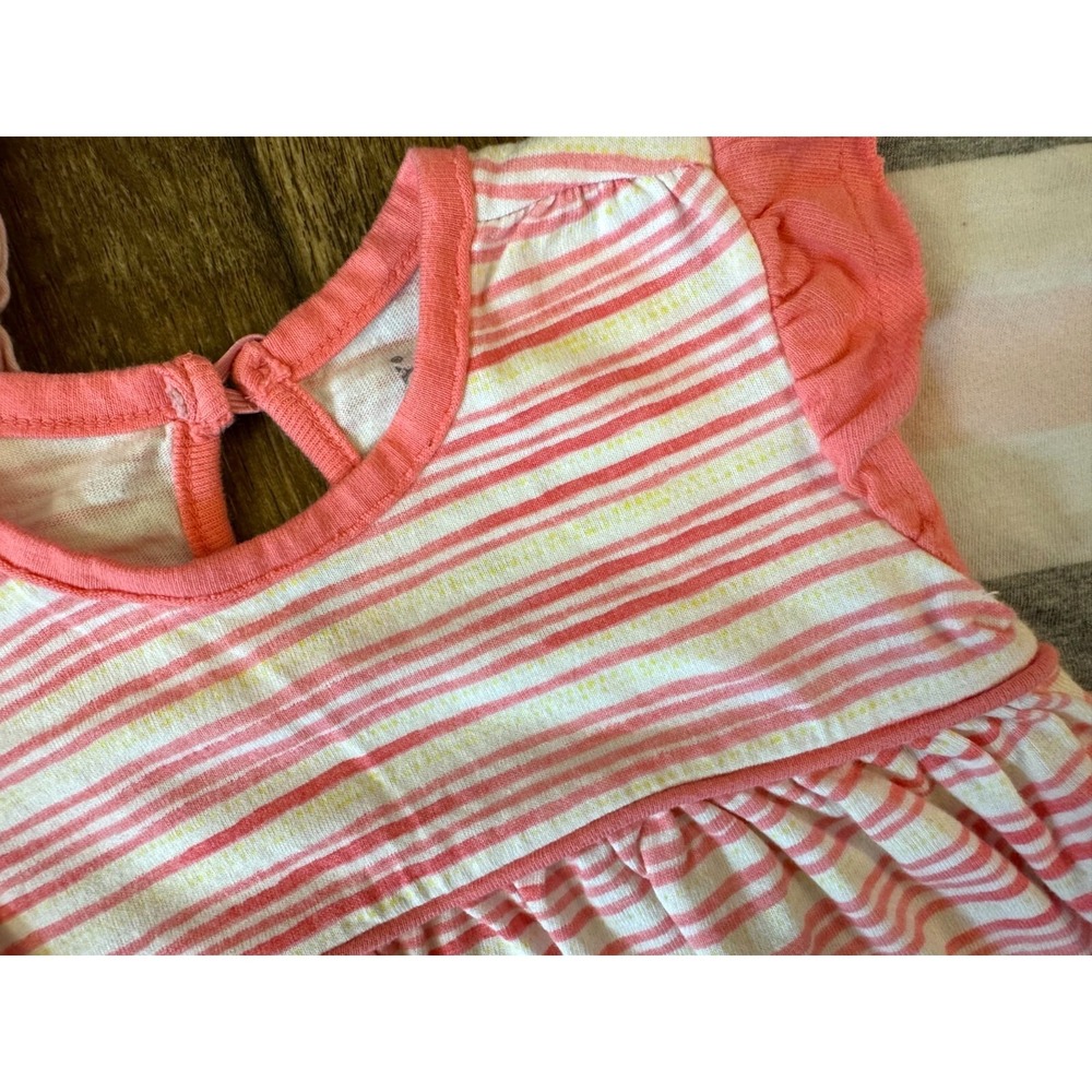 Burt's Burts Bees Organic Cotton Baby Girl 0/3 Months Clothes Lot Rompers Outfit - Picture 3 of 9